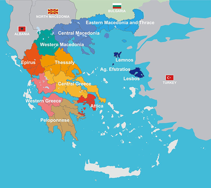 Greece map